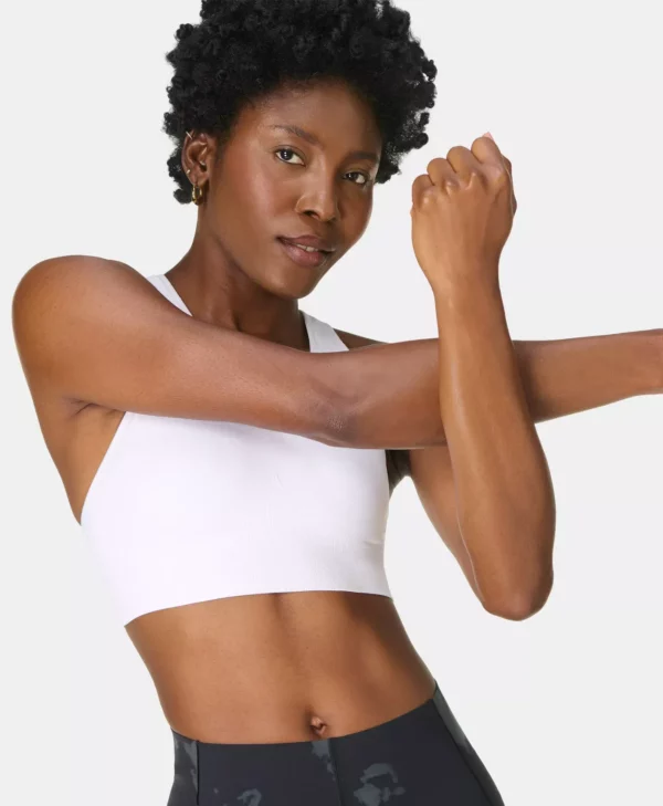 Stamina Seamless Sports Bra Wit - Sweaty Betty Sport-bh
