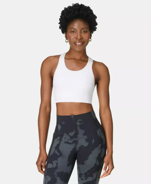Stamina Seamless Sports Bra Wit - Sweaty Betty Sport-bh