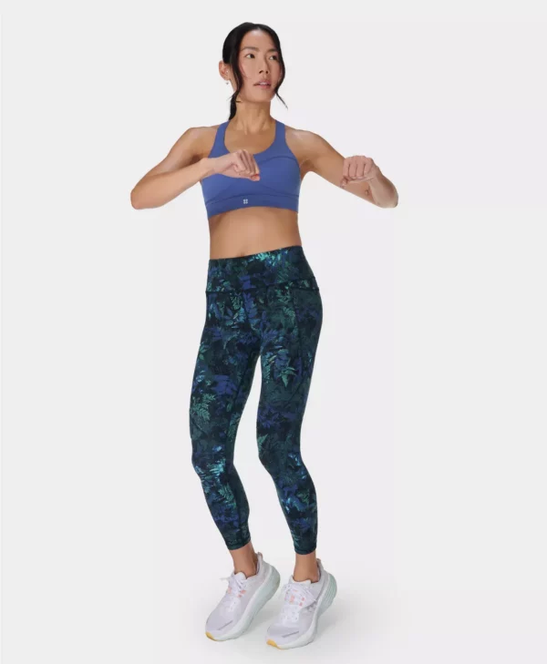 Power Gym Leggings Groen Bosprint - Sweaty Betty Leggings