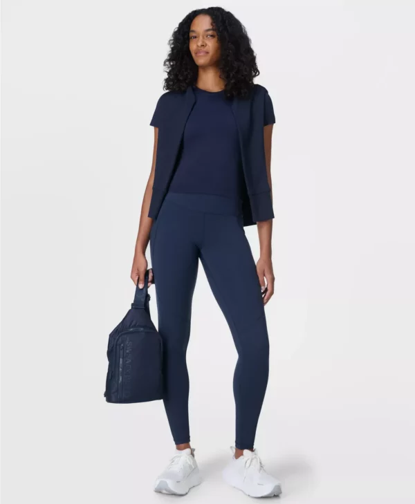 Power Gym Leggings Donkerblauw - Bestseller- Sweaty Betty Leggings