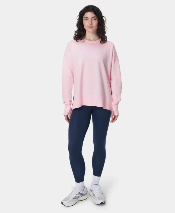After Class Longline Sweatshirt Lichtroze - Sweaty Betty Sweaters
