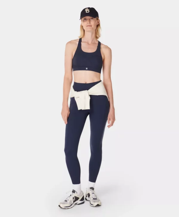 Power Medium Support Sports Bra Donkerblauw - Sweaty Betty Sport-bh