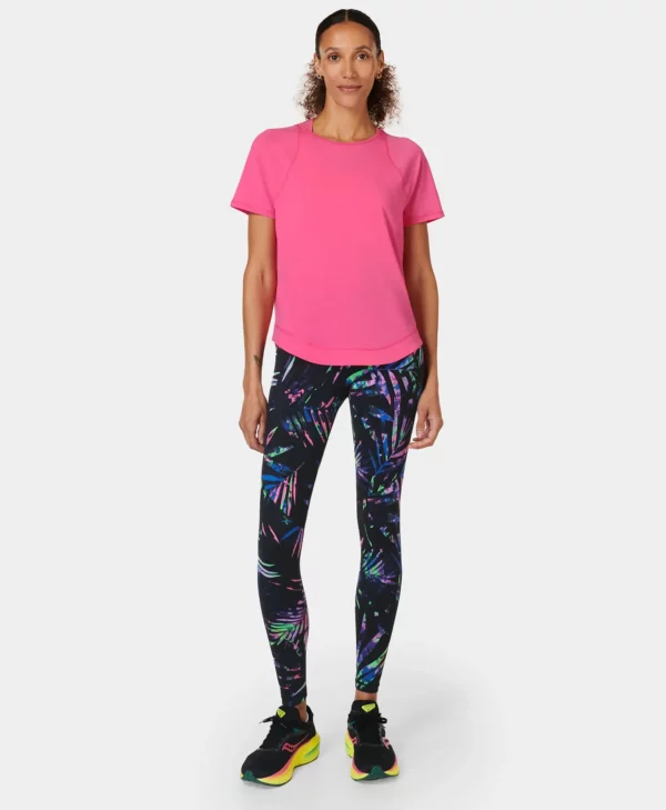 Breathe Easy Mesh T-shirt Felroze - Sweaty Betty Hardloopshirt