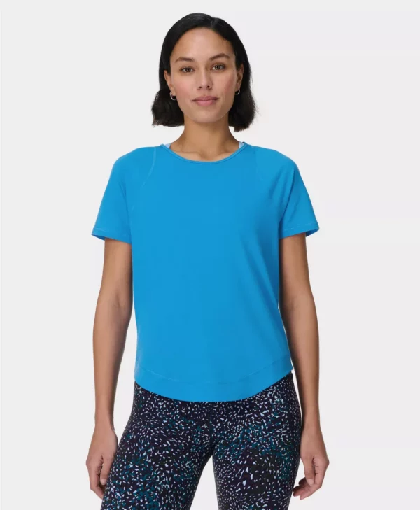 Breathe Easy Mesh T-shirt Oceaanblauw - Sweaty Betty Hardloopshirt