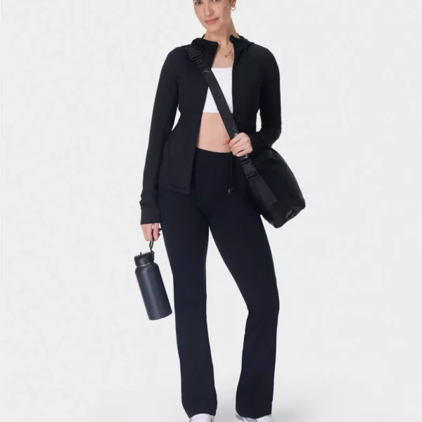 Power Workout Boot Cut Broek Zwart - Sweaty Betty Broeken