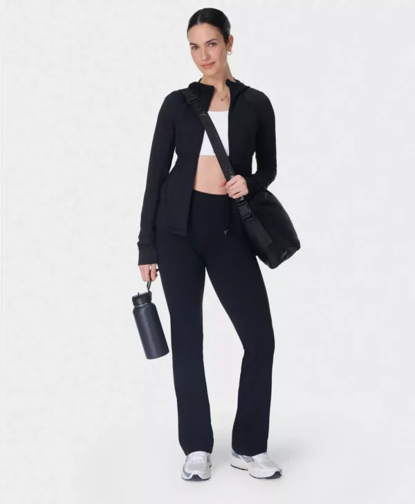 Power Workout Boot Cut Broek Zwart - Sweaty Betty Broeken