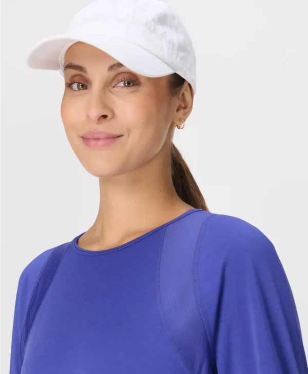 Breathe Easy Mesh Long Sleeve Top Donkerblauw - Sweaty Betty Hardlooptop