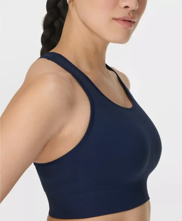 Stamina Seamless Sports Bra Donkerblauw - Sweaty Betty Sport-bh