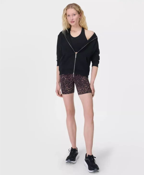 Power 6" Biker Shorts Bruine Luipaarprint - Sweaty Betty Shorts