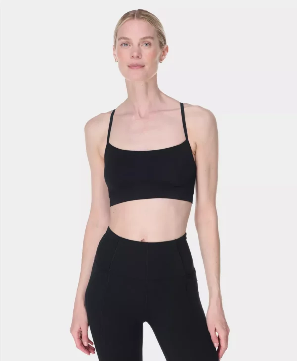 Spirit Restored Yoga Bra Zwart - Sweaty Betty Sport-bh