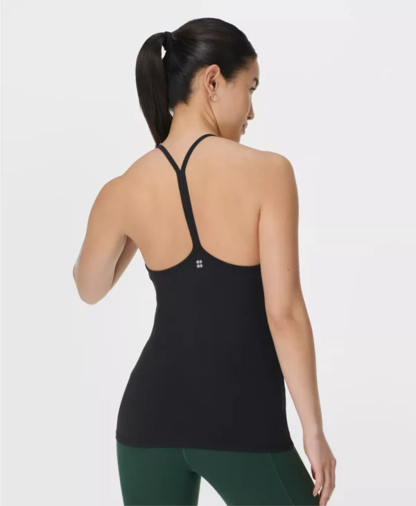 Soft Flow Studio Tank Top Zwart - Sweaty Betty Tops