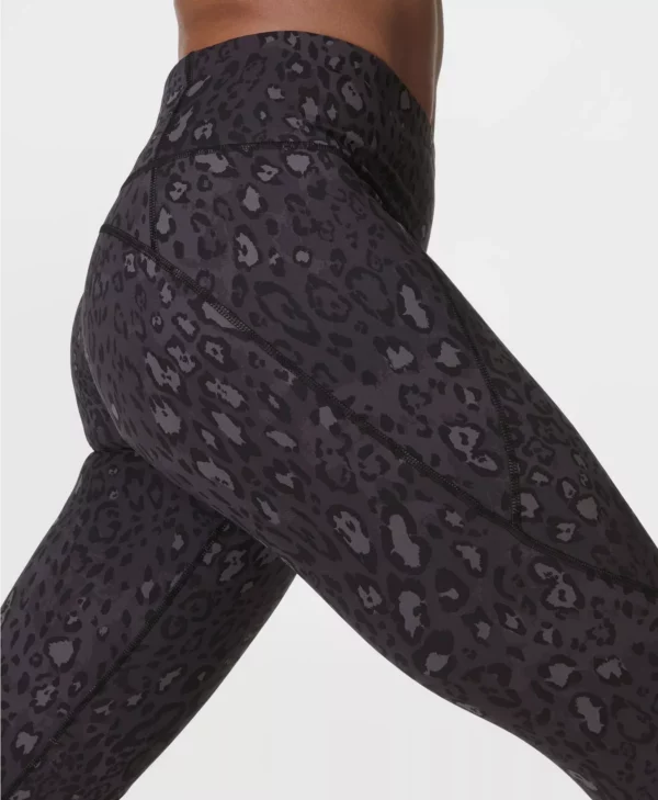 Power Gym Leggings Zwarte Luipaardprint - Sweaty Betty Leggings