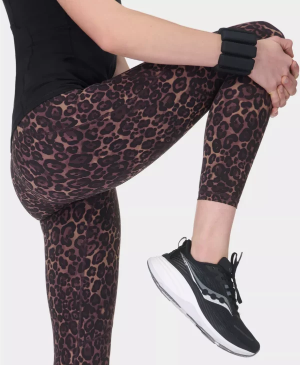Power Gym Leggings Bruine Luipaardprint - Sweaty Betty Leggings