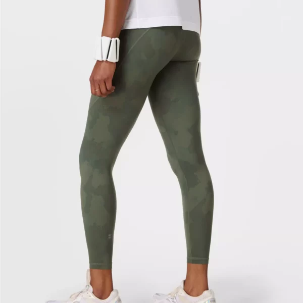 Power Gym Leggings Groene Camouflageprint - Sweaty Betty Leggings
