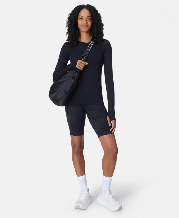 Athlete Seamless Long Sleeve Top Zwart