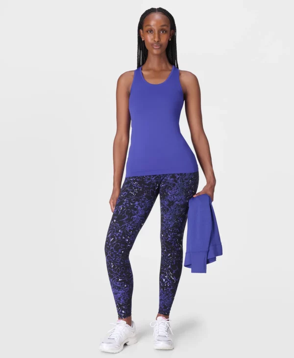 Athlete Seamless Workout Tank Top Koningsblauw