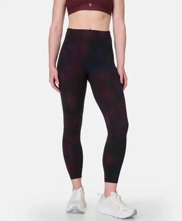 Runner's High Leggings Rode pixel fade print