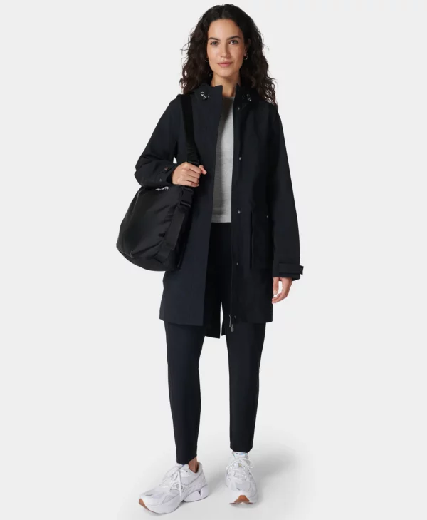 Stride Waterproof Parka Zwart