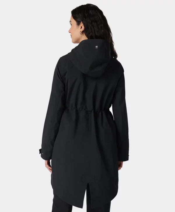 Stride Waterproof Parka Zwart