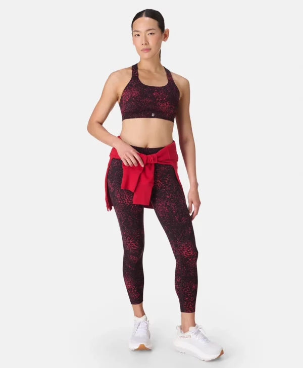 Power Gym Leggings Rode Schildpadprint - Sweaty Betty Leggings