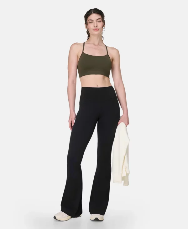 Spirit Restored Yoga Bra Olijfgroen - Sweaty Betty Sport-bh