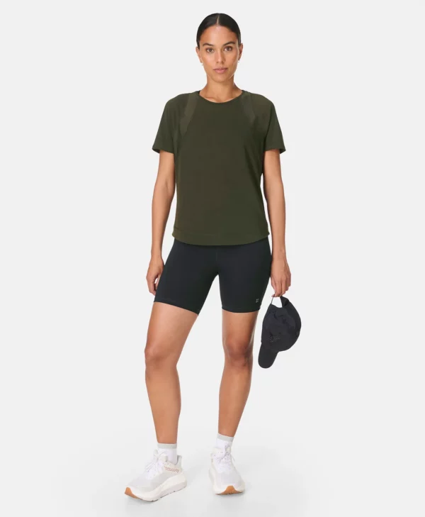 Breathe Easy Mesh T-Shirt Olijfgroen