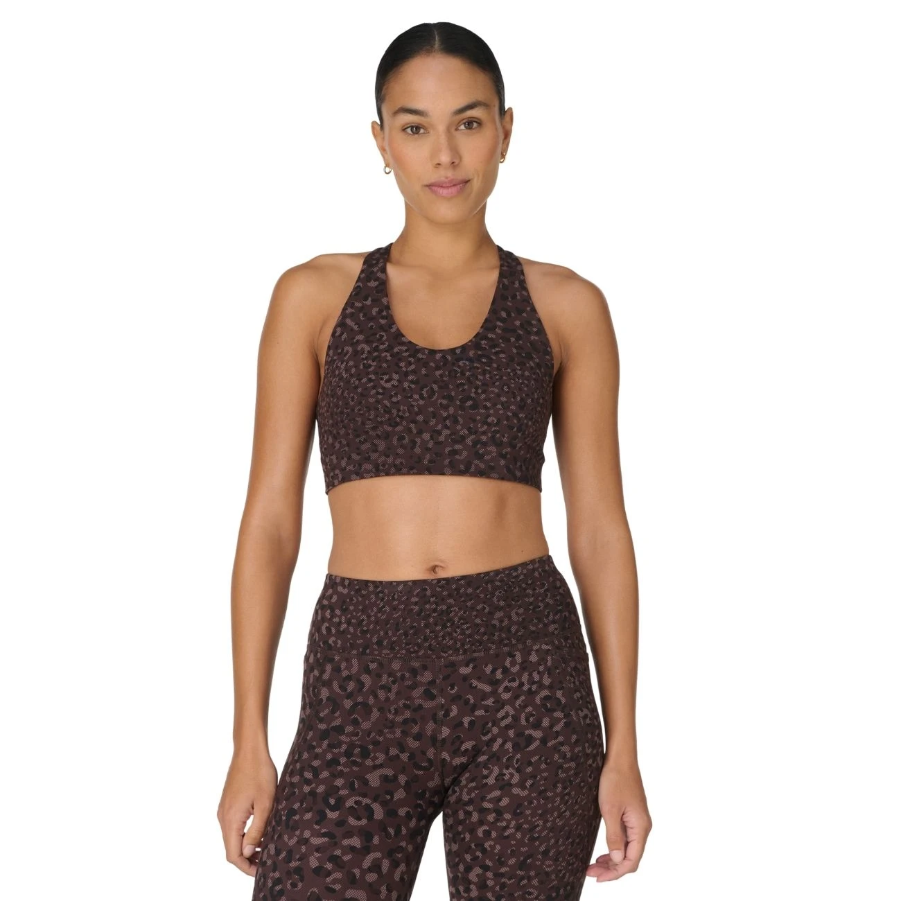 Power Racer Bra Bruine luipaardprint met stippen