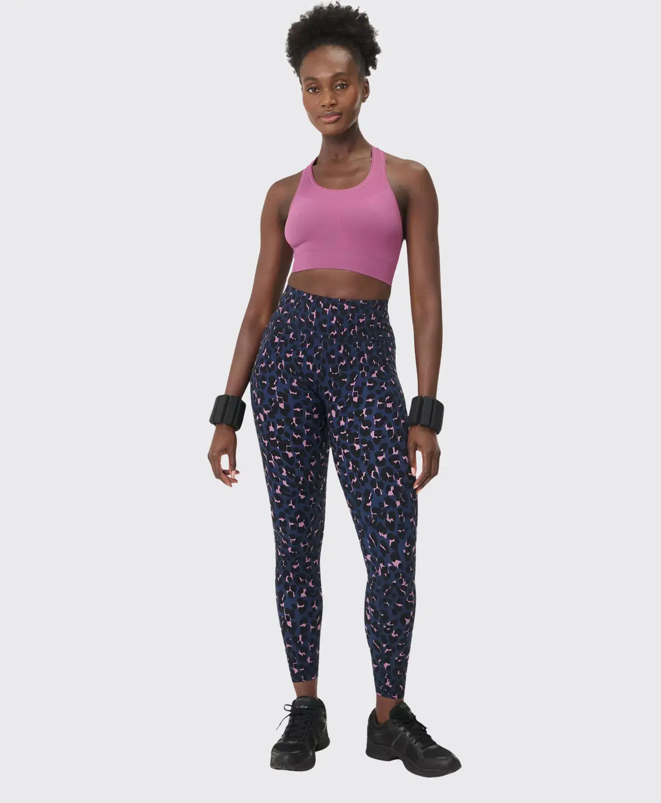 ) Sweaty Betty Stamina Seamless Sports Bra - Medium Support