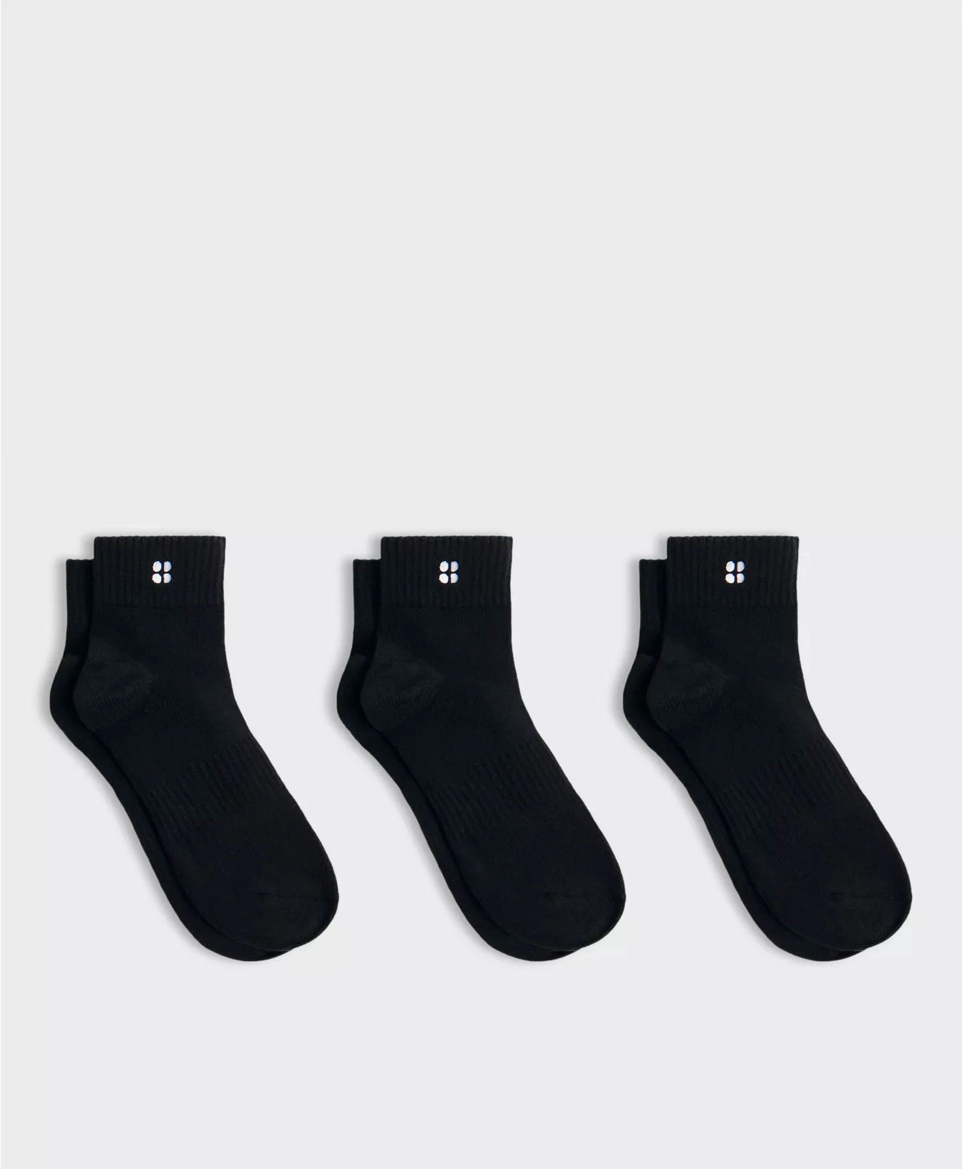 Essentials Mini Crew Sokken 3-Paar Zwart