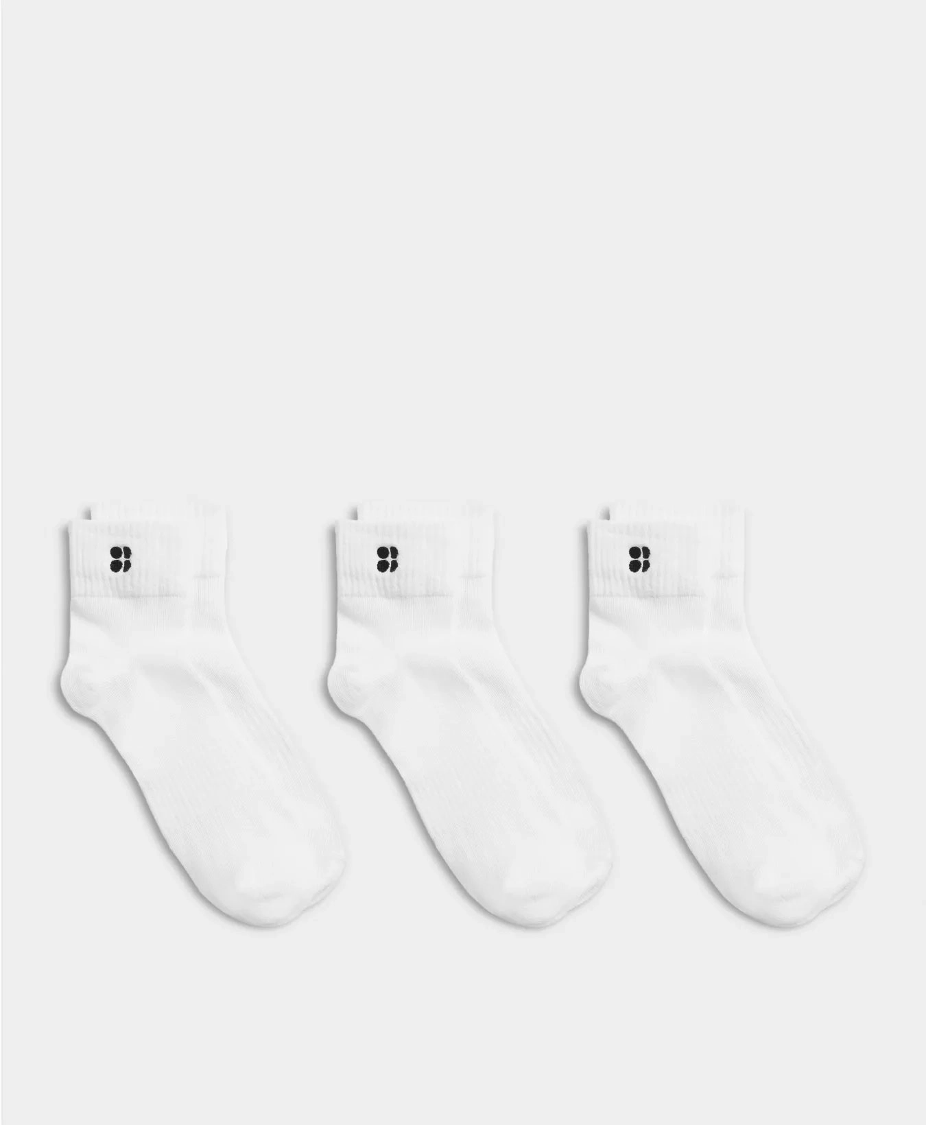 Essentials Mini Crew Sokken 3-Paar Wit