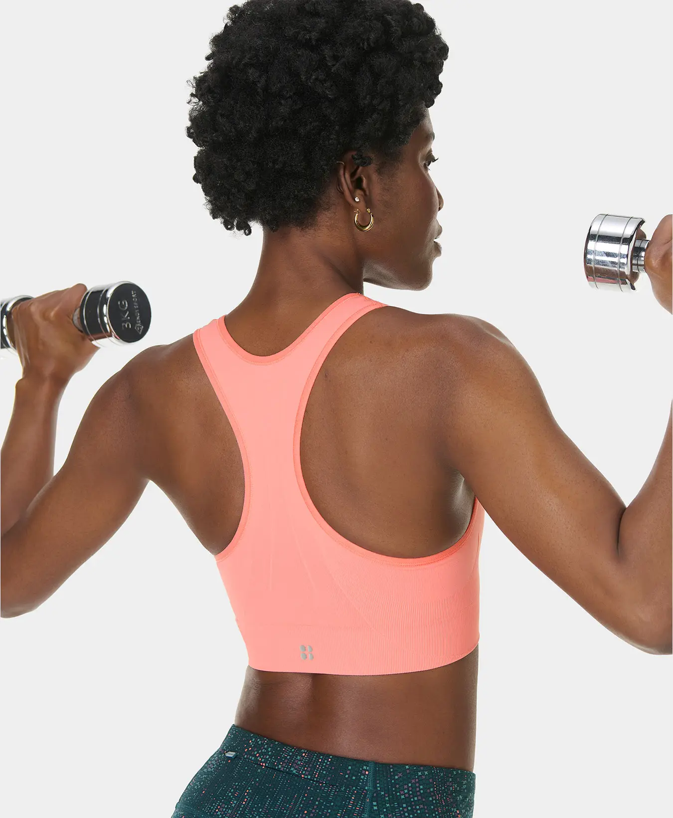 ) Sweaty Betty Stamina Seamless Sports Bra - Medium Support