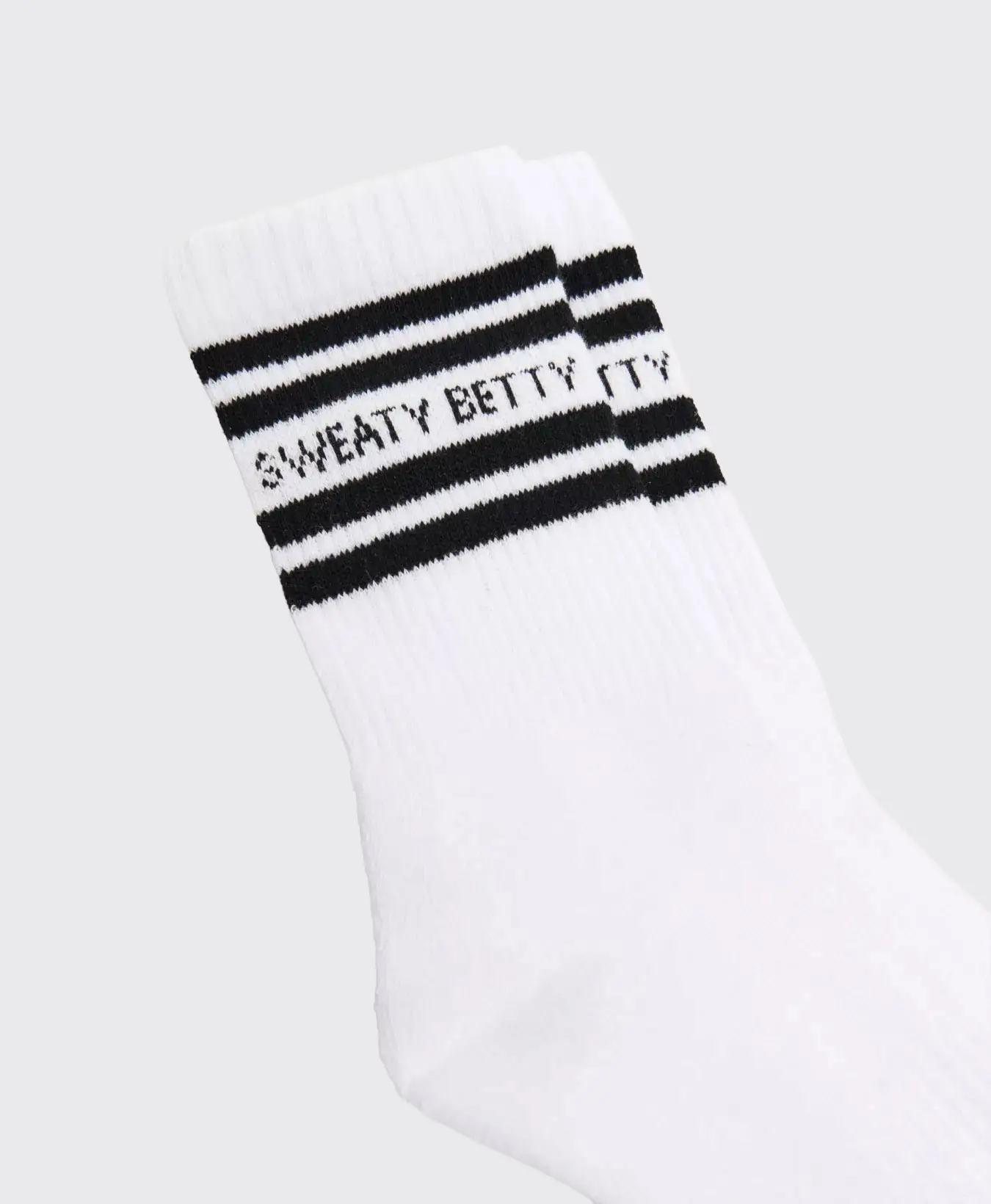 Varsity Slogan Socks Zwart-wit