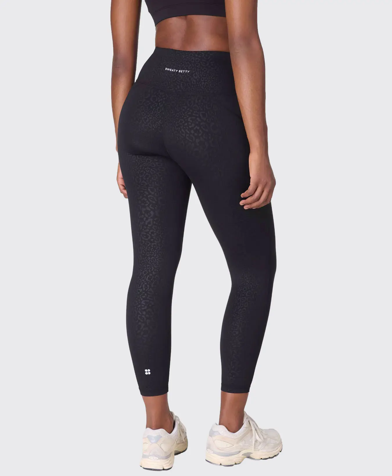 All Day 7/8 Leggings Emboss Zwarte reptielprint (reliëf)