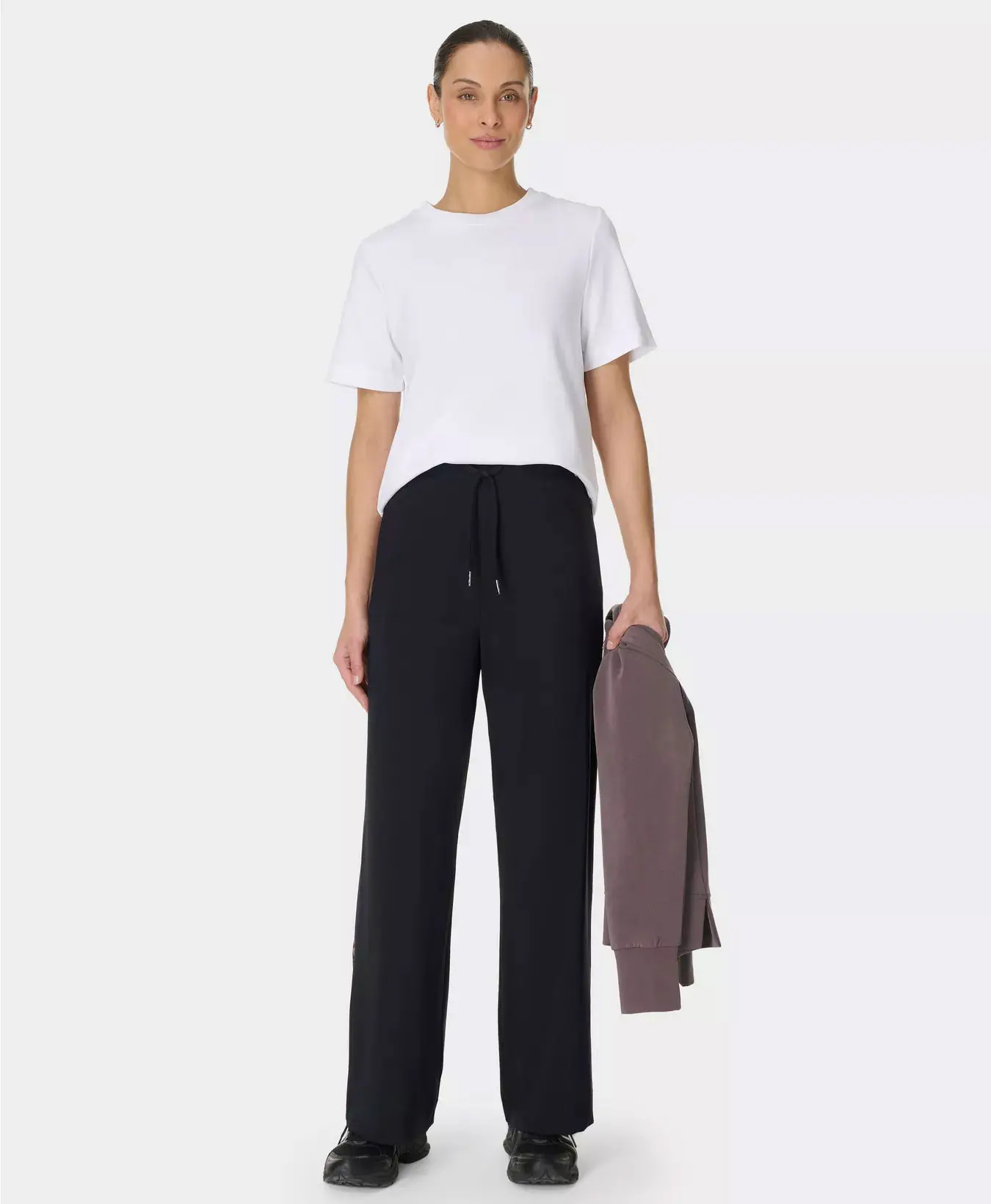 Hoogwaardig katoenen boxy T-shirt White