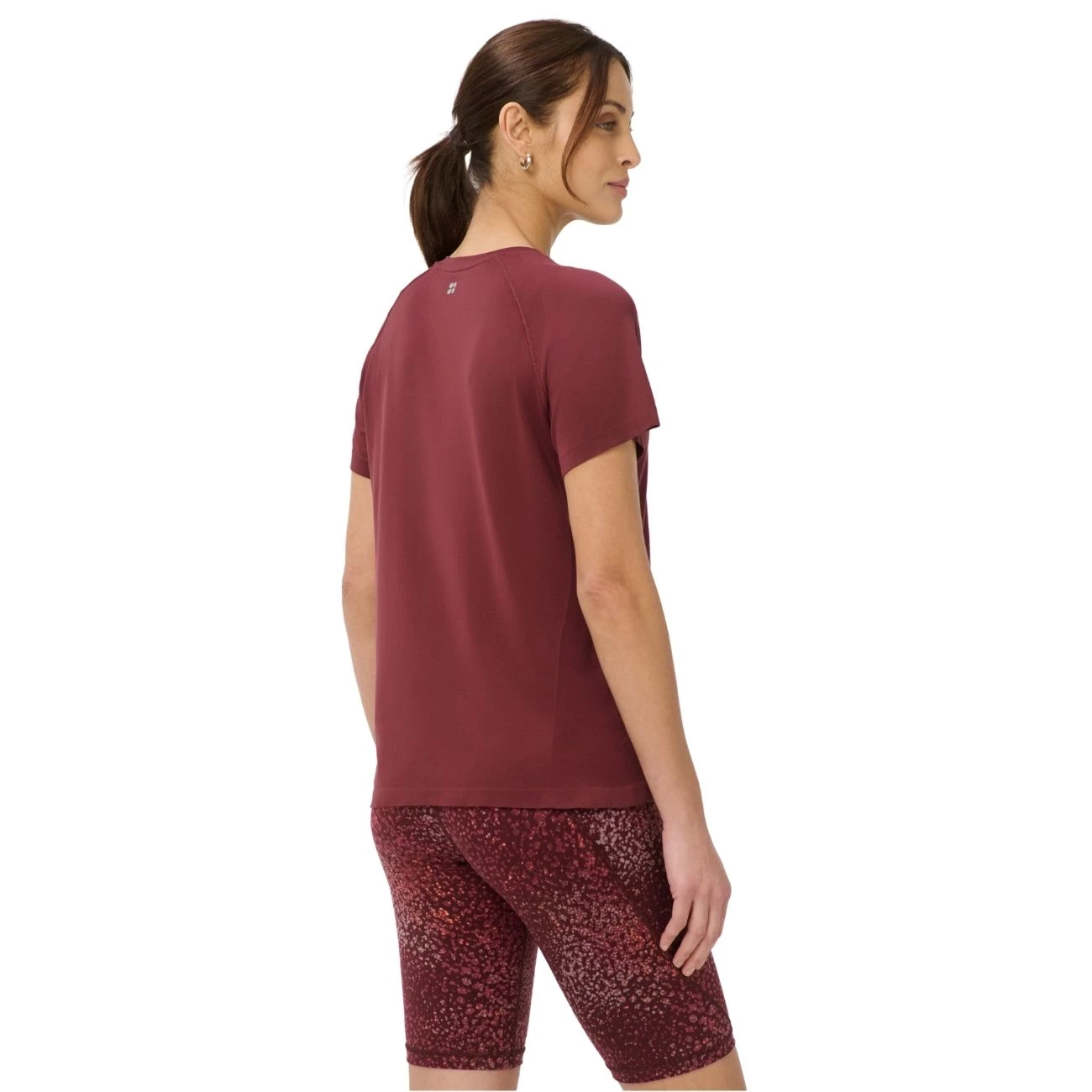Athlete Featherweight Seamless T-Shirt Merlot Red