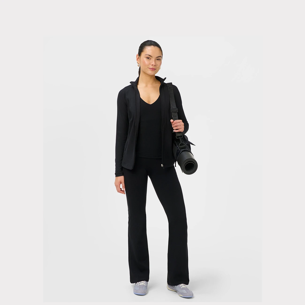 Ultimate Studio tanktop met bandjes op de rug Black