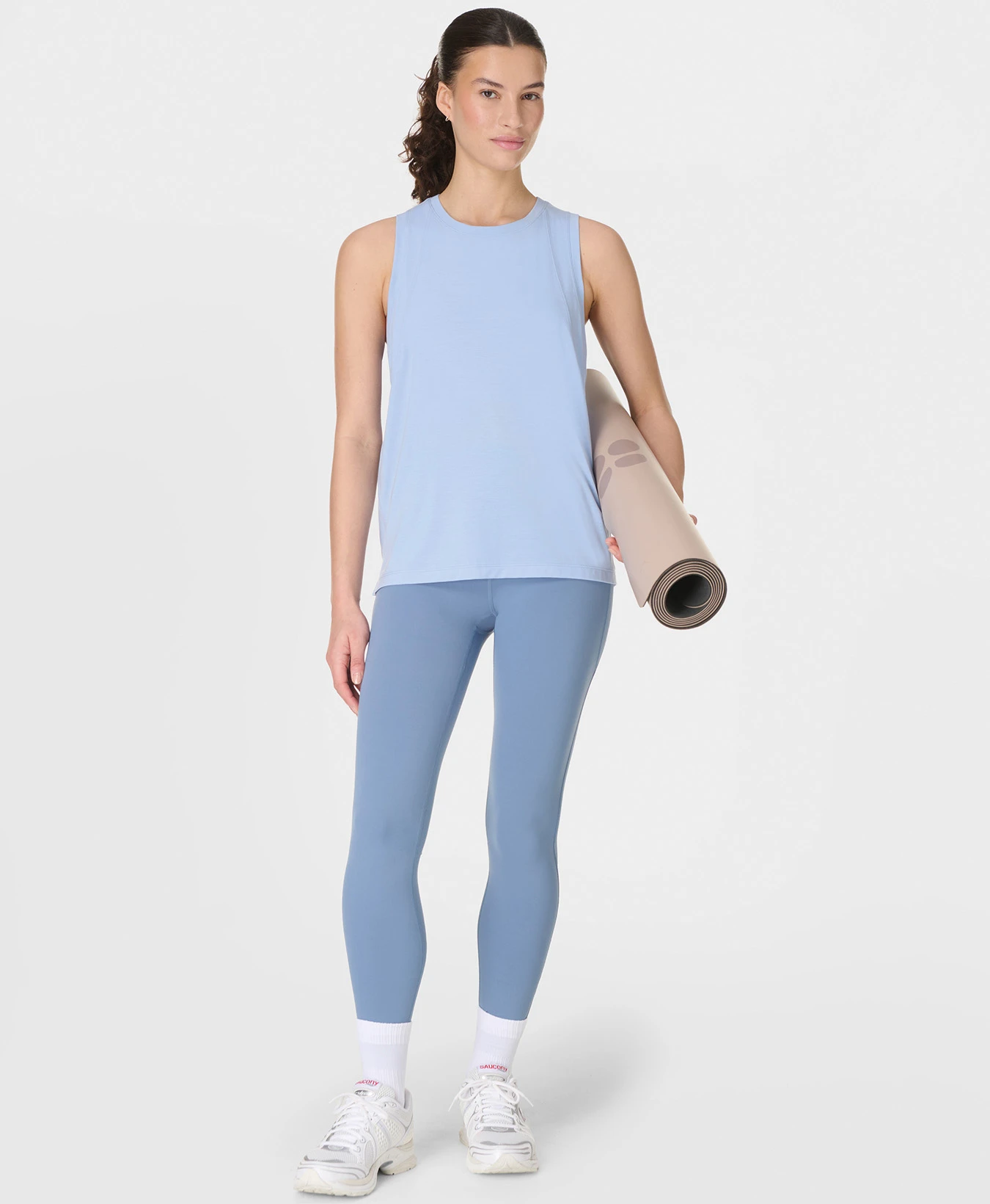 Ultimate Studio Ribbed Leggings Blauw
